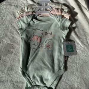 Disney Baby Mint Green Onesie Set